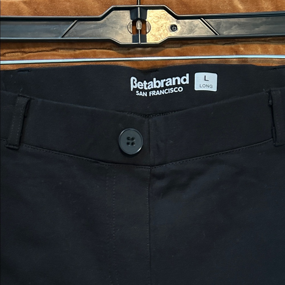 Betabrand Classic Black Trousers